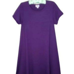 Lularoe Dress Purple Hi Low Midi Trendy Stretch XS